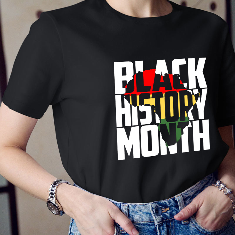 Black History Month Teacher T-Shirt