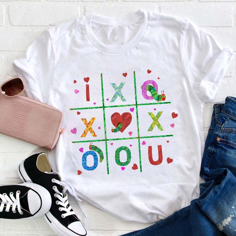 I Love You Valentine Teacher T-Shirt Sale-Teachersgram