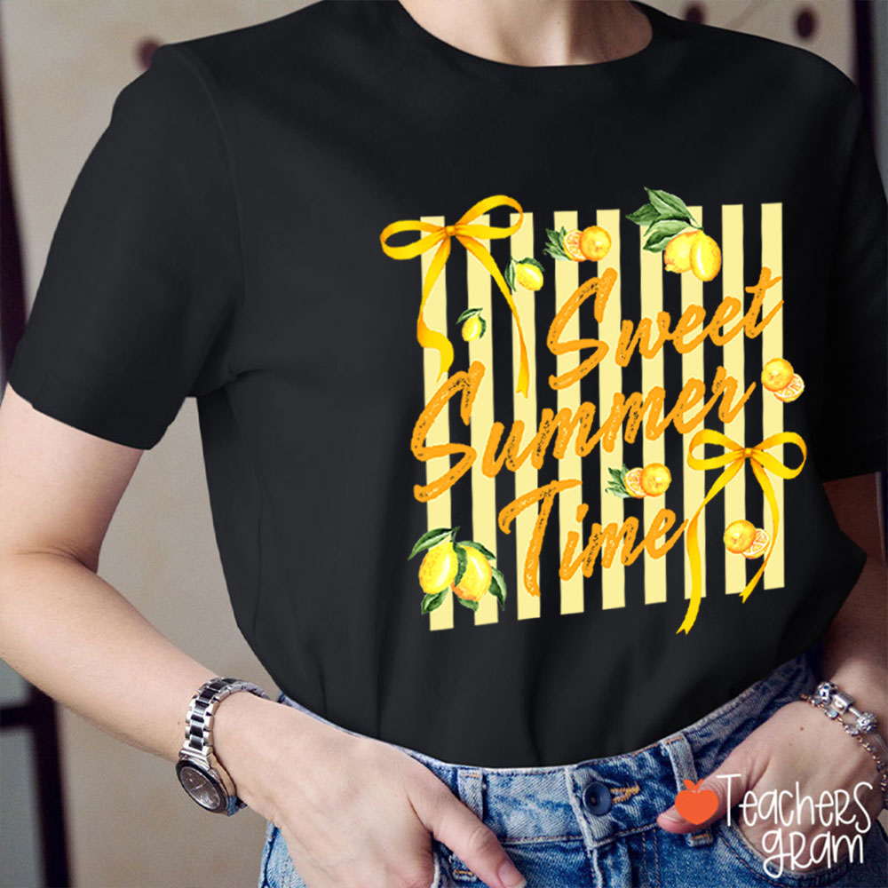 Sweet Summer Time Lemon Teacher T-Shirt
