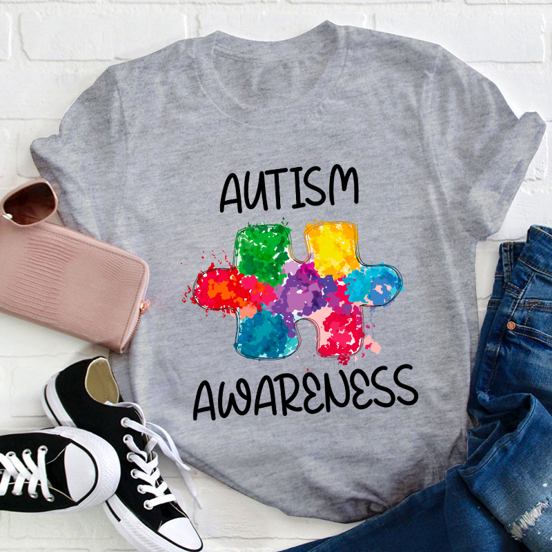 Autism Awareness Teacher T-Shirt