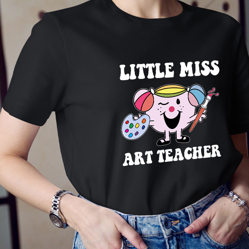 Little Miss Art Teacher T-Shirt