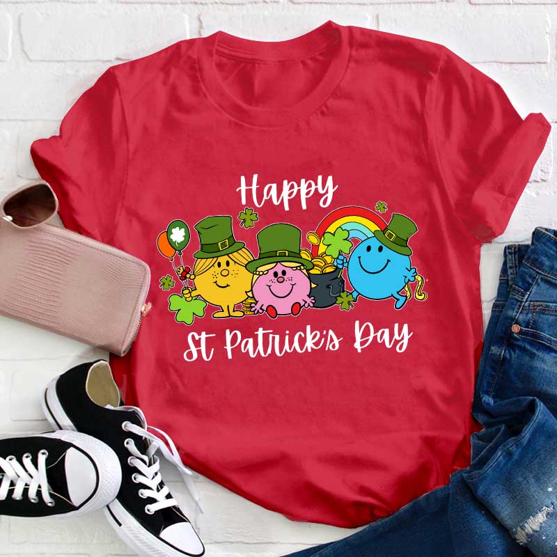 Happy Saint Patrick's Day Teacher T-Shirt