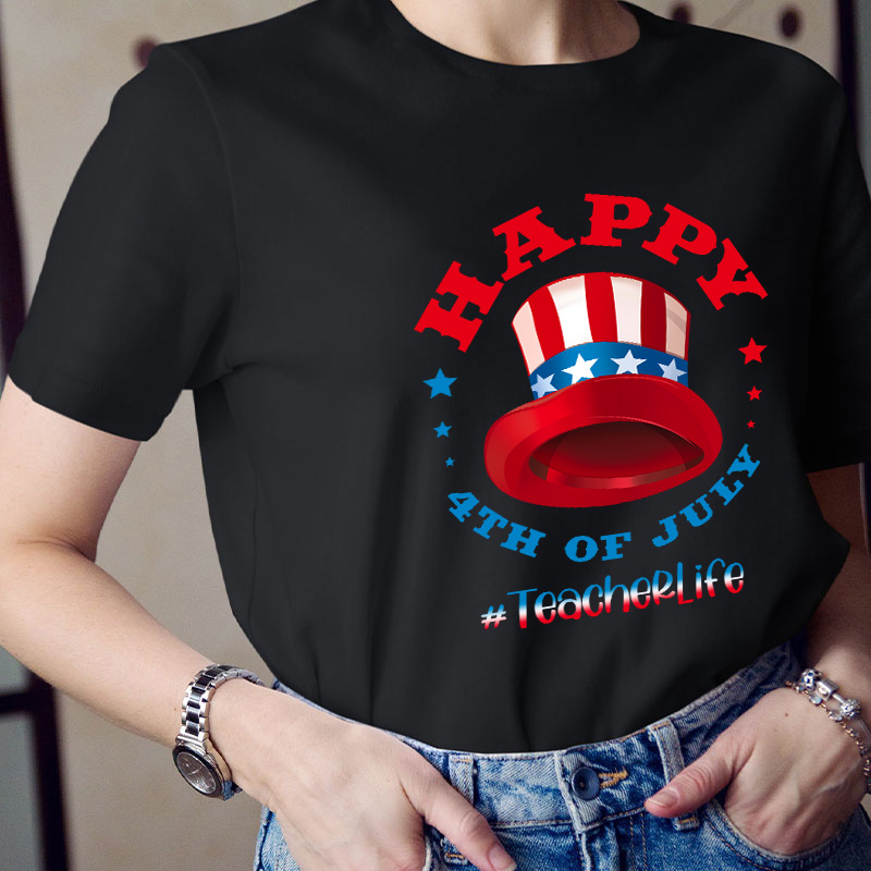 Happy 4th Of July Hat T-Shirt