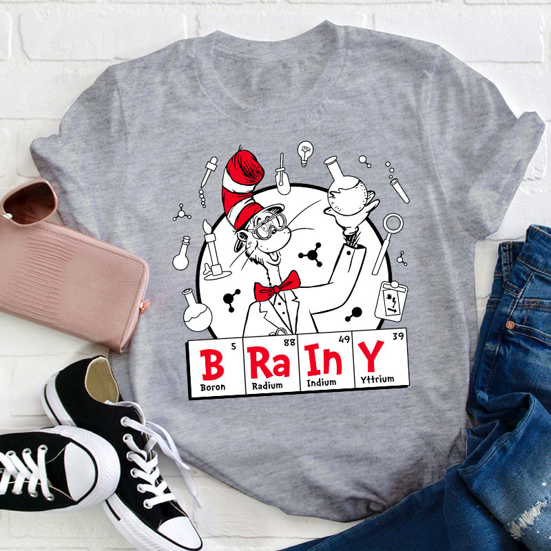 Brainy Chemistry Teacher T-Shirt