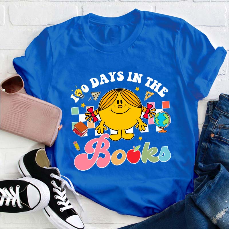 100 Days In The Books Teacher T-Shirt