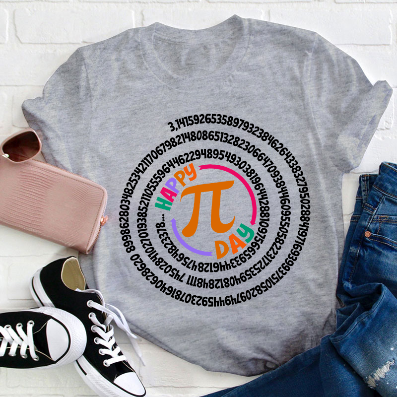 Happy Pi Day Teacher T-Shirt