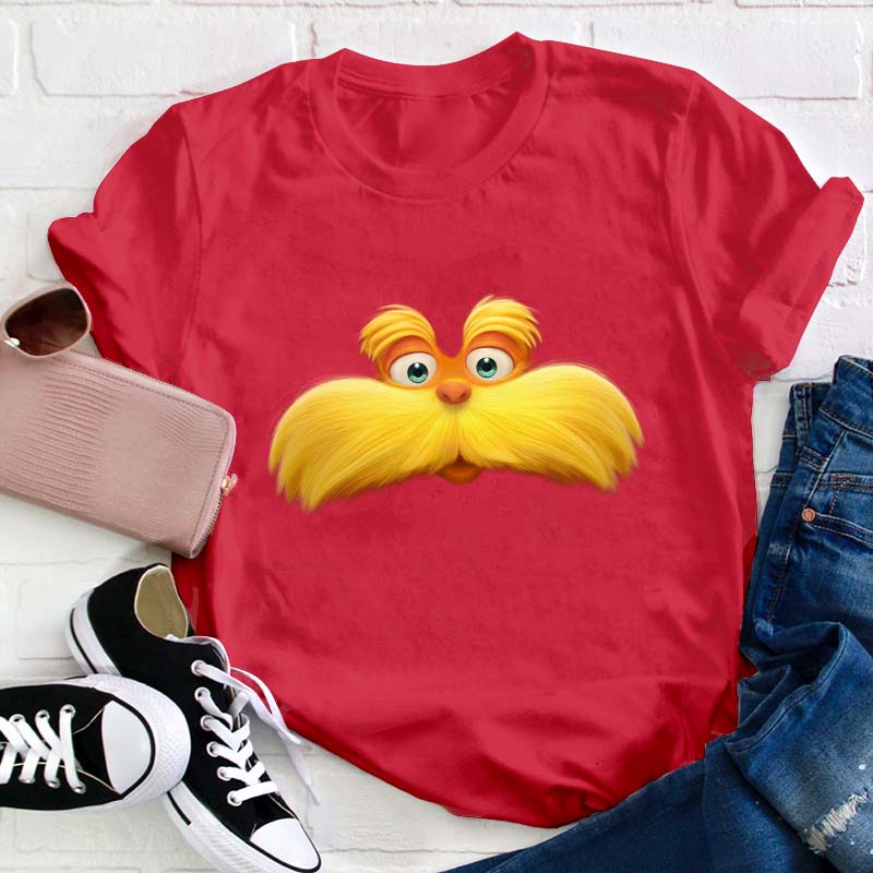 Cute Cartoon Character Expression Teacher T-Shirt