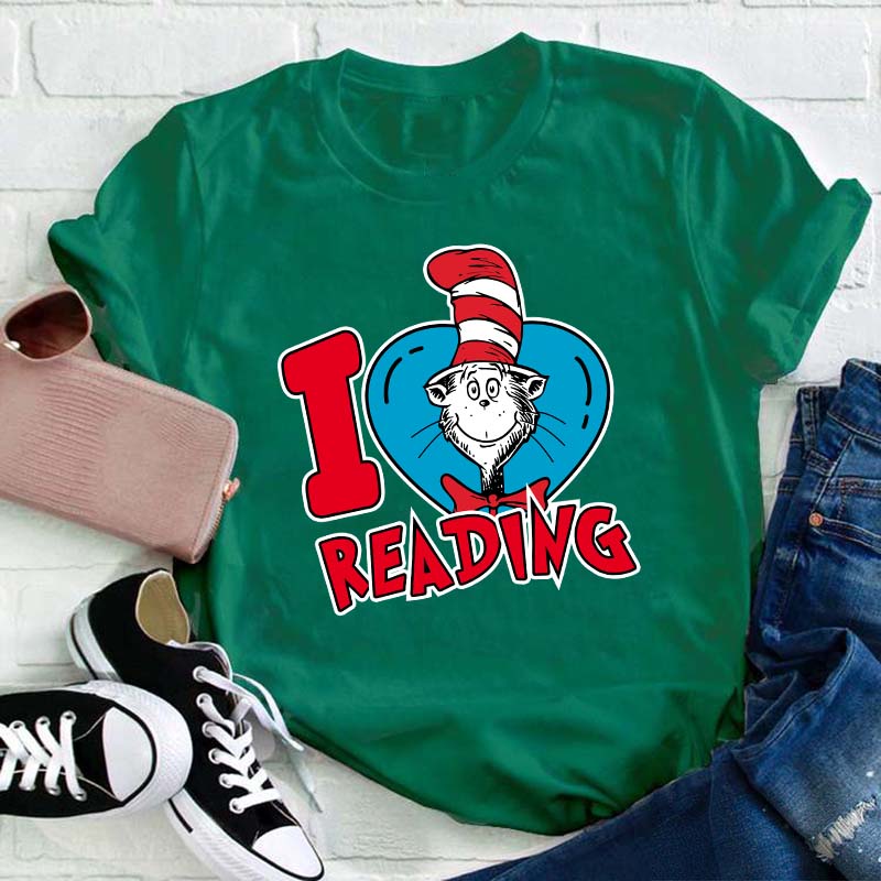 I Love Reading Teacher T-Shirt