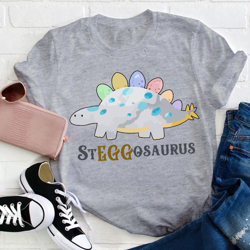 Dinosaur Easter Teacher T-Shirt