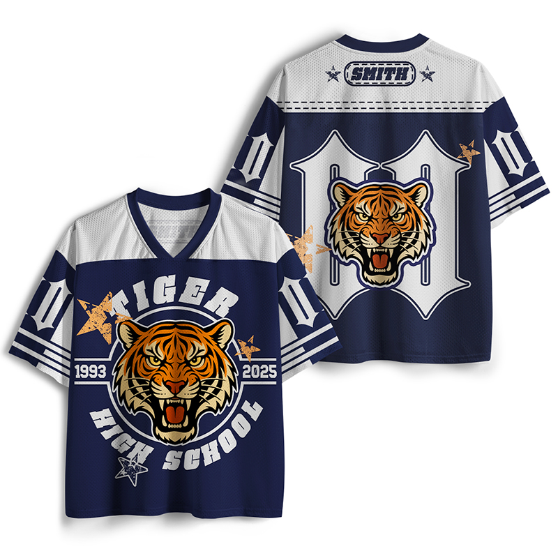 Personalized Name And Number School Team Teacher Mesh Jersey