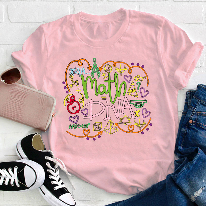 Math Diva Mathematical Symbol T-Shirt