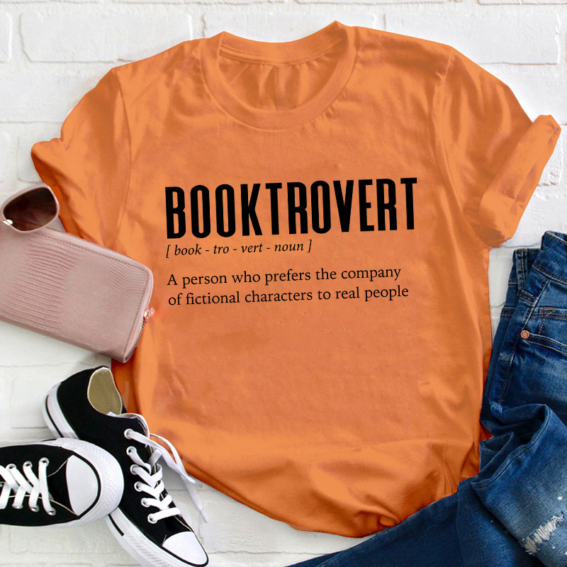 Booktrovert Teacher T-Shirt