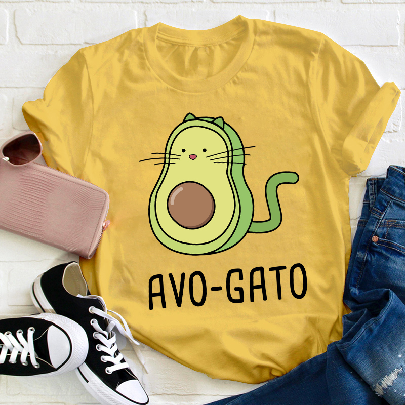 Avo-Gato Cute Spanish Teacher T-Shirt