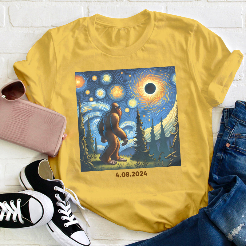 I Saw The Total Solar Eclipse Teacher T-Shirt