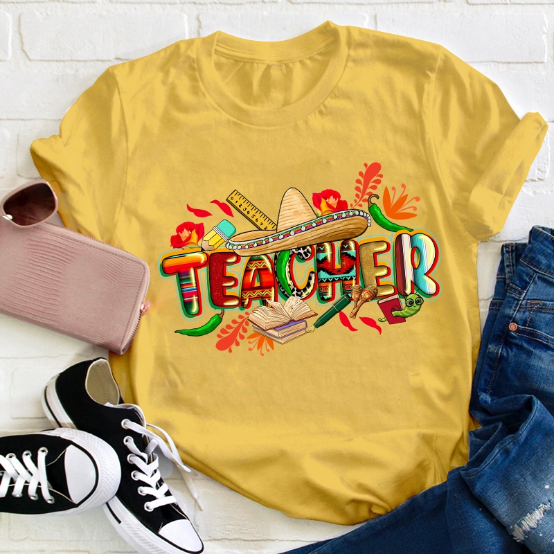 Cinco De Mayo Teacher T-Shirt