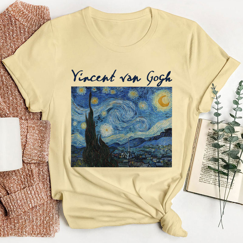 Starry Starry Night Teacher T-Shirt