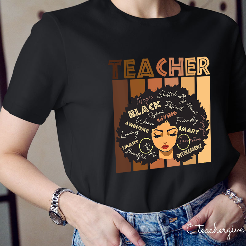 Awesome Black Teacher T-Shirt