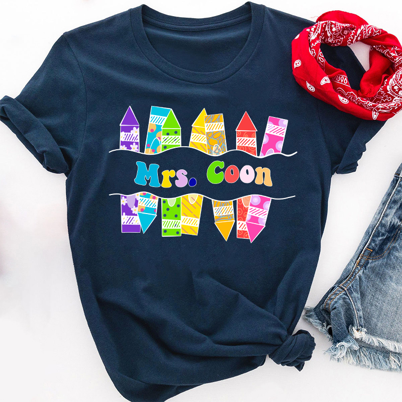Personalized Teacher Name T-Shirt