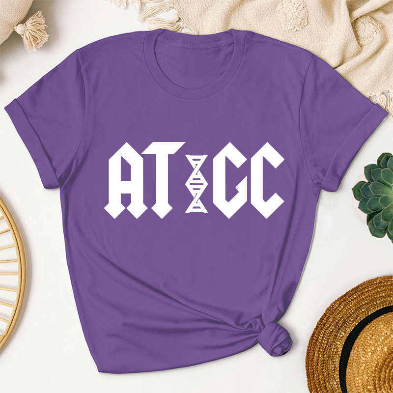 ATGC Molecular Biology Genetics Teacher T-Shirt