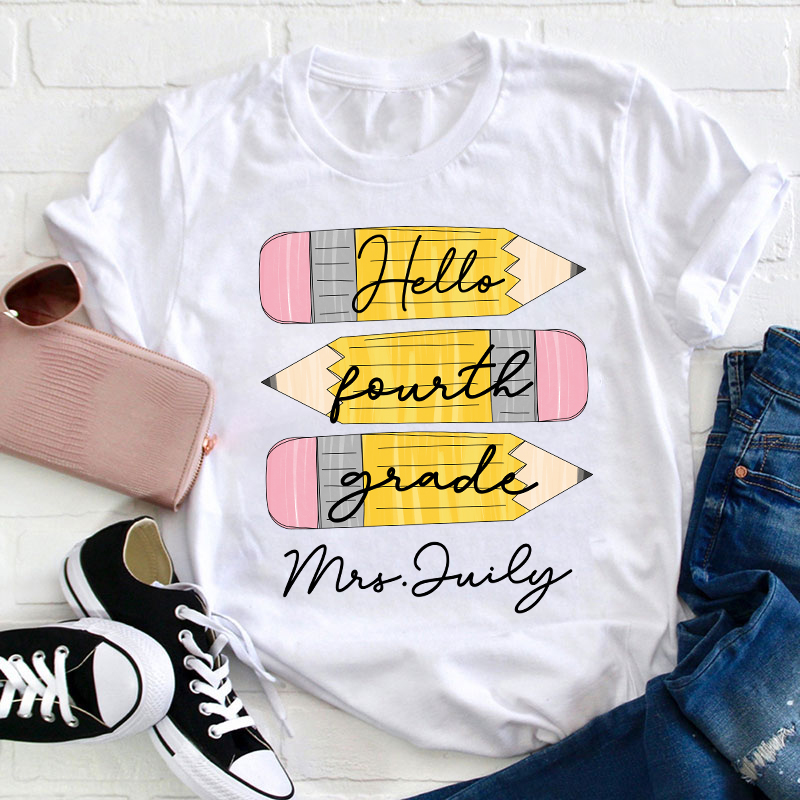 Personalized Teacher Name T-Shirt