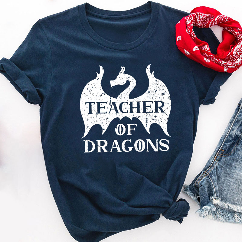 Teacher Of Dragons Teacher T-Shirt