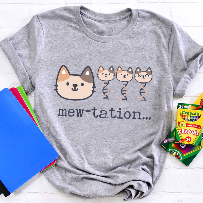 Cat DNA Biochemistry Teacher T-Shirt