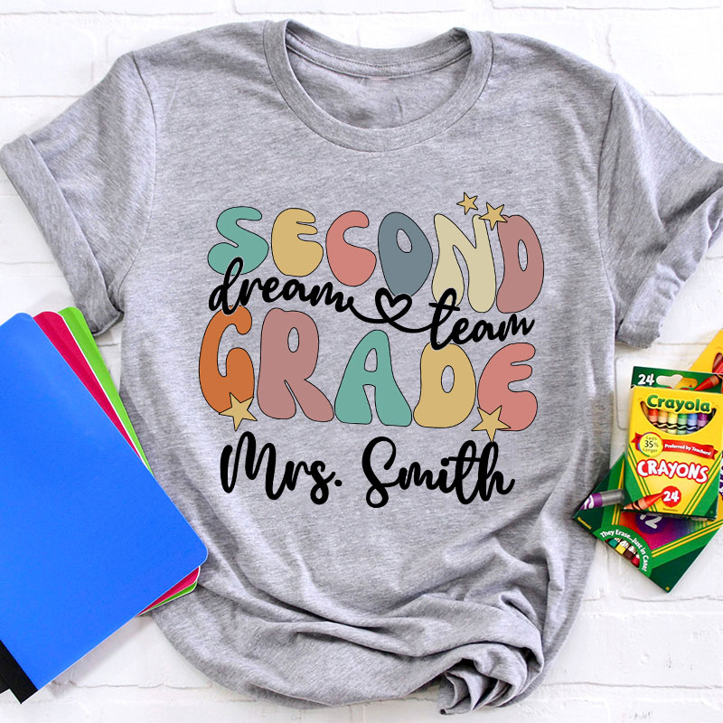 Personalized This Is What Dream Team Looks Like Teacher T-Shirt