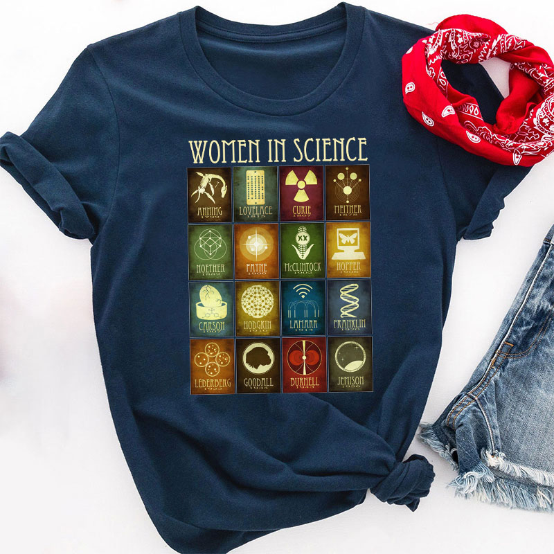 To All The Women In Science Teacher T-Shirt Sale-Teachersgram