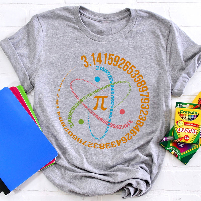 Pi Day Math Teacher Gift Teacher T-Shirt