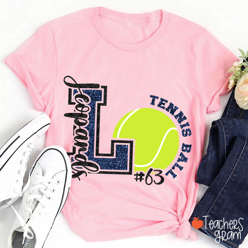 Personalized Text And Sport Game Day Teacher T-Shirt