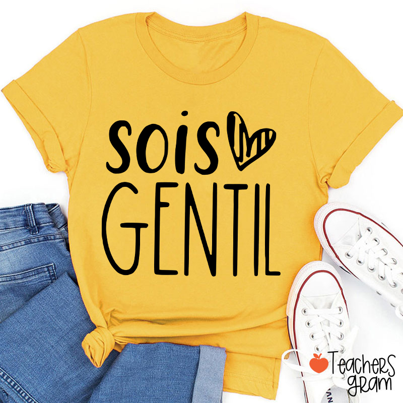 Sois Gentil French Teacher T-Shirt
