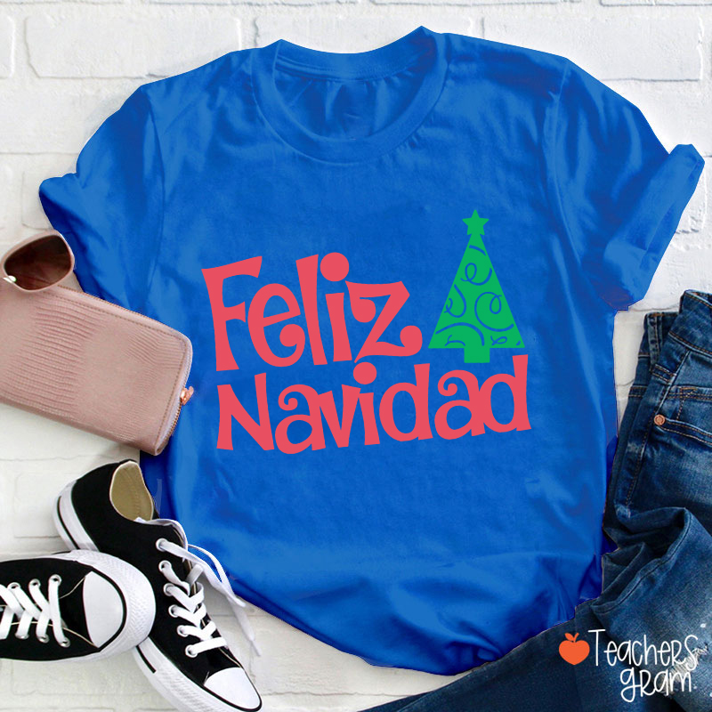 Feliz Navidad Spanish Teacher T-Shirt
