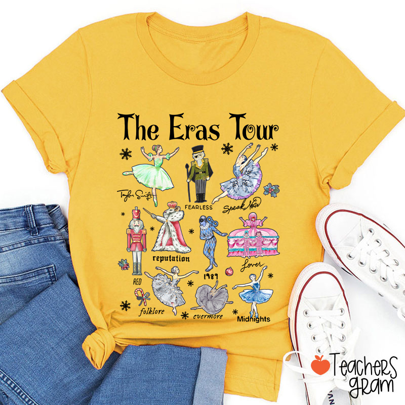 The Eras Tour Christmas Dance Teacher T-Shirt