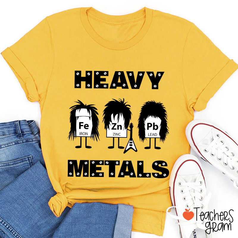 Funny Science Heavy Metals Teacher T-Shirt