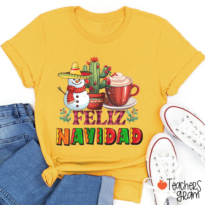Feliz Navidad Spanish Teacher T-Shirt