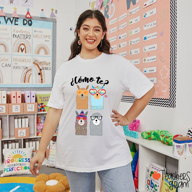 ¿Cómo Te Spanish Teacher T-Shirt