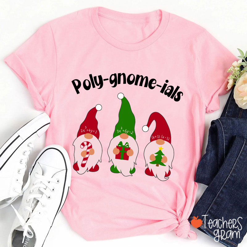 Poly Gnome Ials Math Teacher T-Shirt