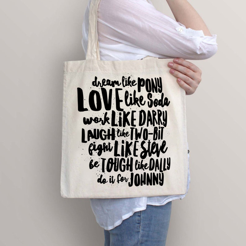 The Outsiders Character Names Teacher Tote Bag