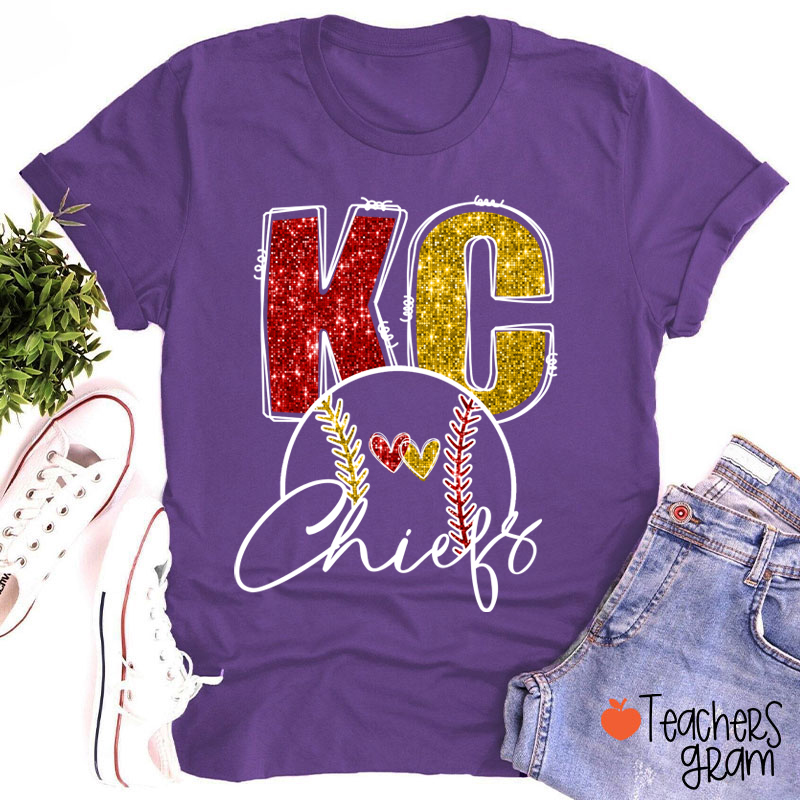 Personalized Team Name Initials And Sport Teacher T-Shirt