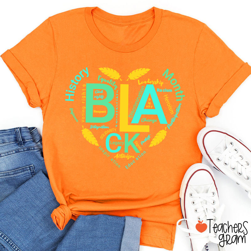 Love Black History Month Teacher T-Shirt