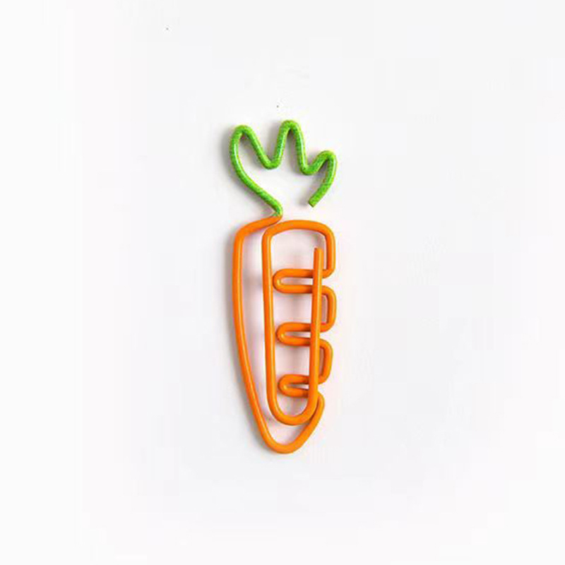 20Pcs Egurs Carrot Paper Clips