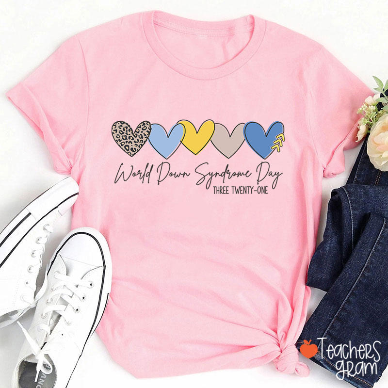 World Down Syndrome Day Teacher T-Shirt