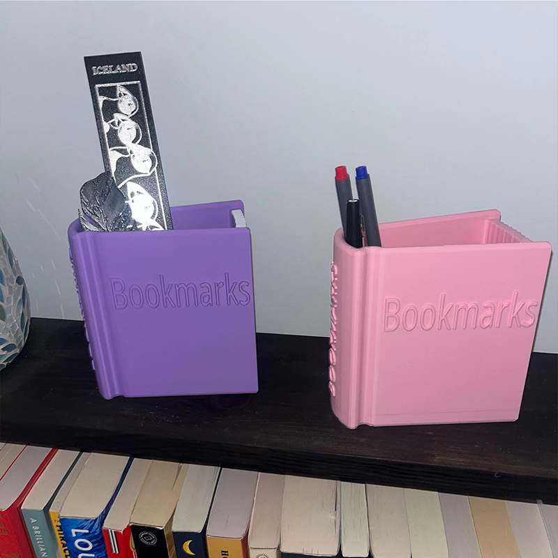 Book Shaped Bookmark Pencil Holder
