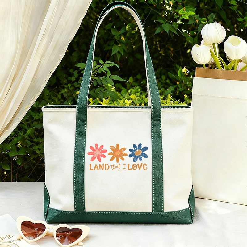 Land That I Love Teacher Canvas Tote Bag