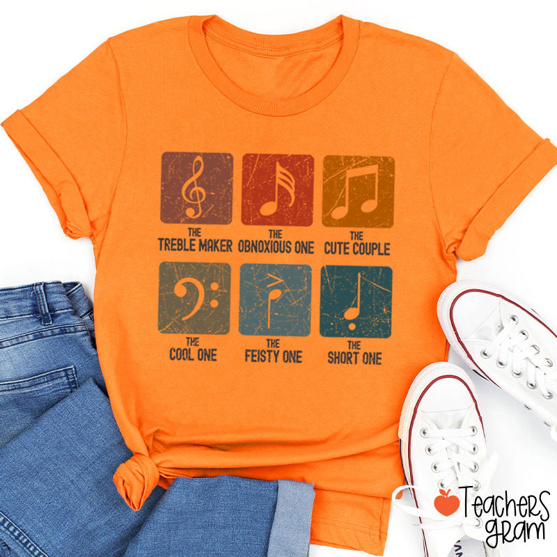 The Treble Maker The Obnoxious One Funny Music Teacher T-Shirt
