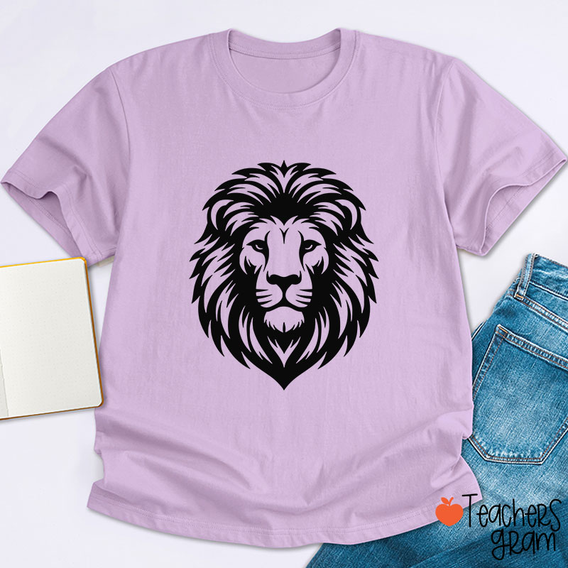 Personalized Mascot Silhouette School Spirit Teacher T-Shirt