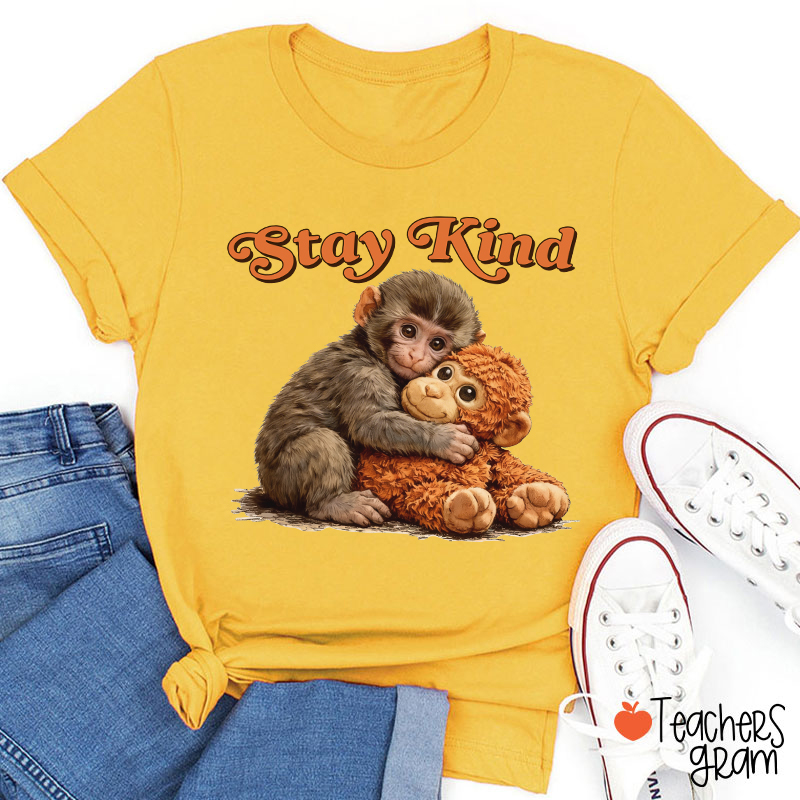 Stay Kind Punch Teacher T-Shirt