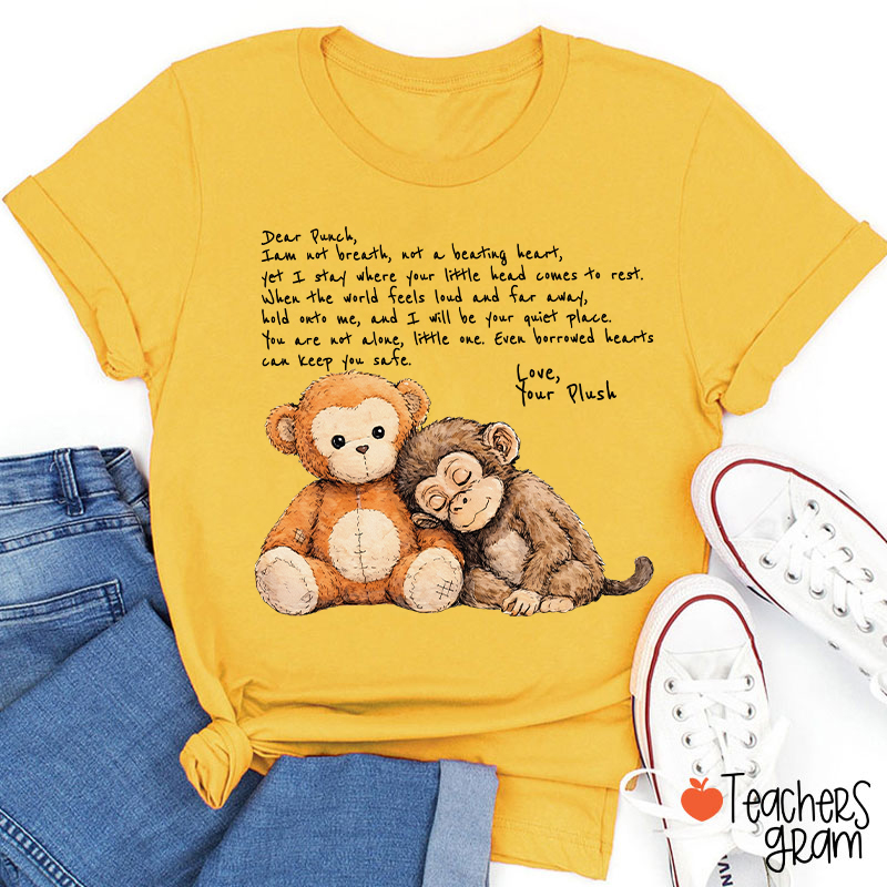 Comfort Colors Dear Punch Plush Teacher T-Shirt