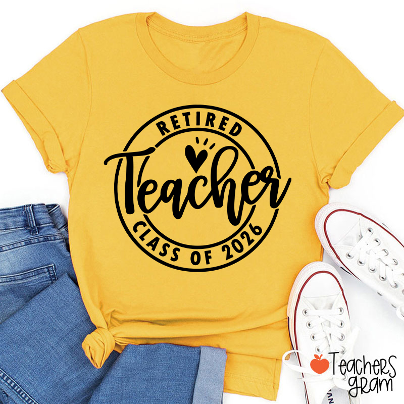 Personalized Looking Forward To Retirement Teacher T-Shirt