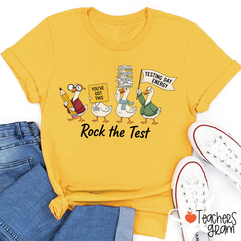 You've Got This Testing Day Energy Rock The Test Teacher T-Shirt